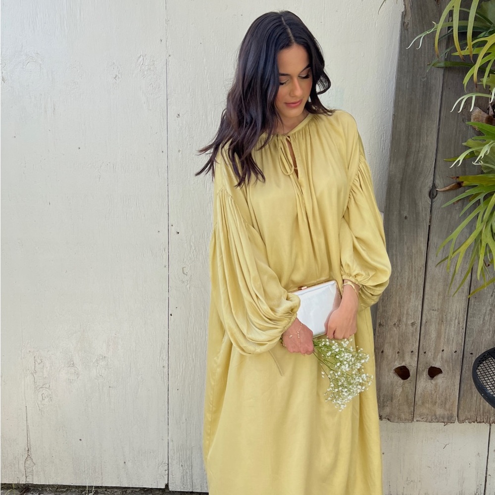 GREEN ASOS MAXI DRESS